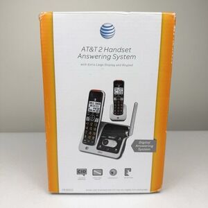 AT&T CRL82212 DECT 6.0 NEW Answering System 2 Cordless Handset Caller ID Waiting